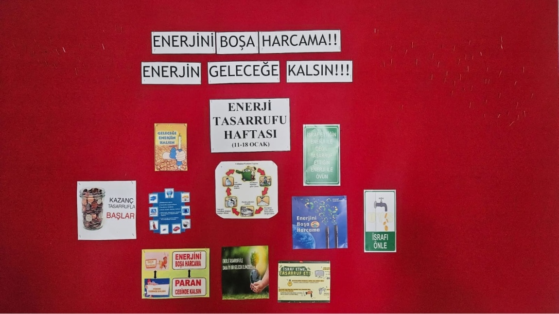 Okulumuzda Enerji Verimliliği Haftası Çeşitli Etkinliklerle  Kutlandı 